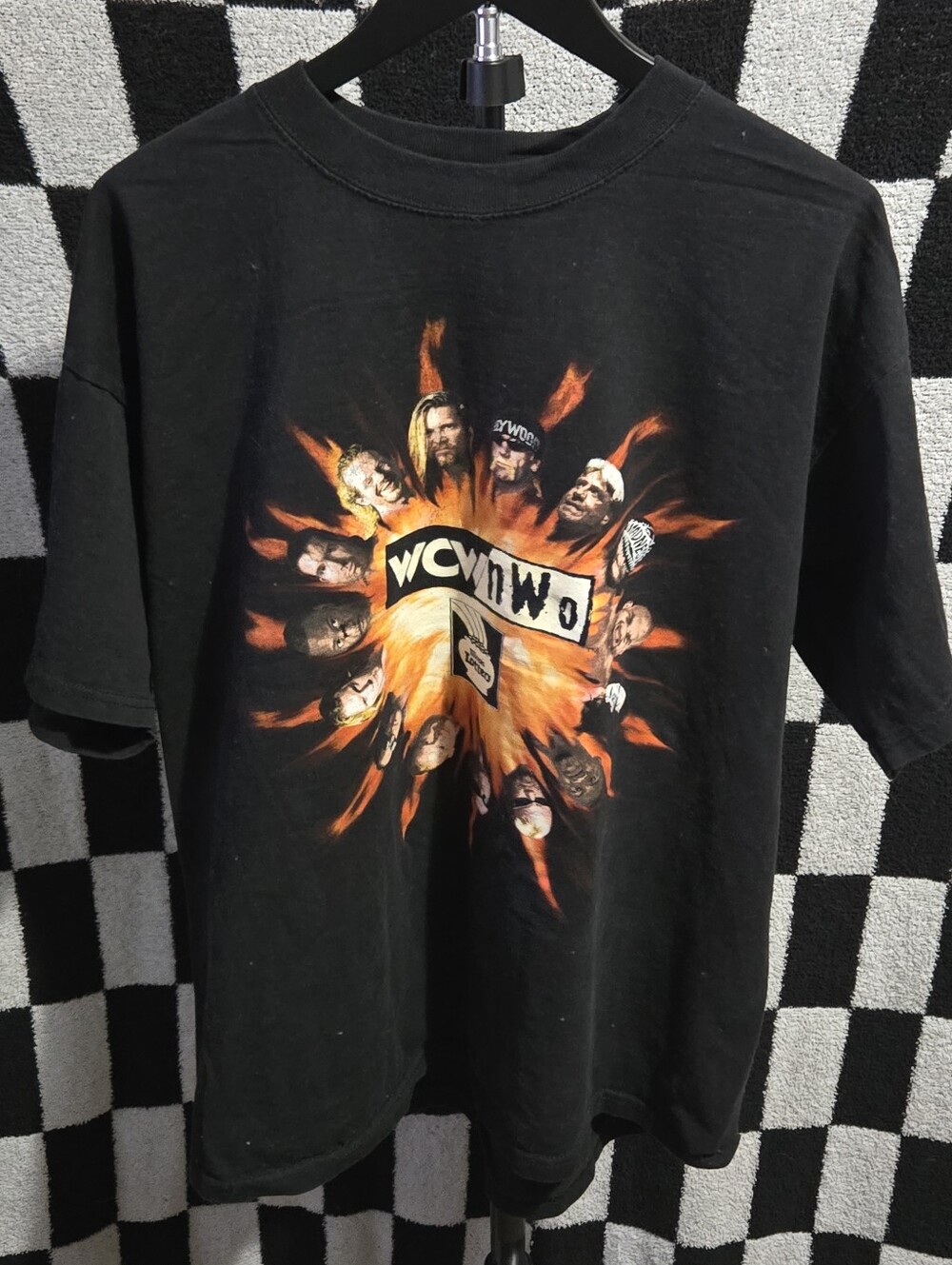 Wcw Ilinois lotto men's 90's vintage shirt size xl